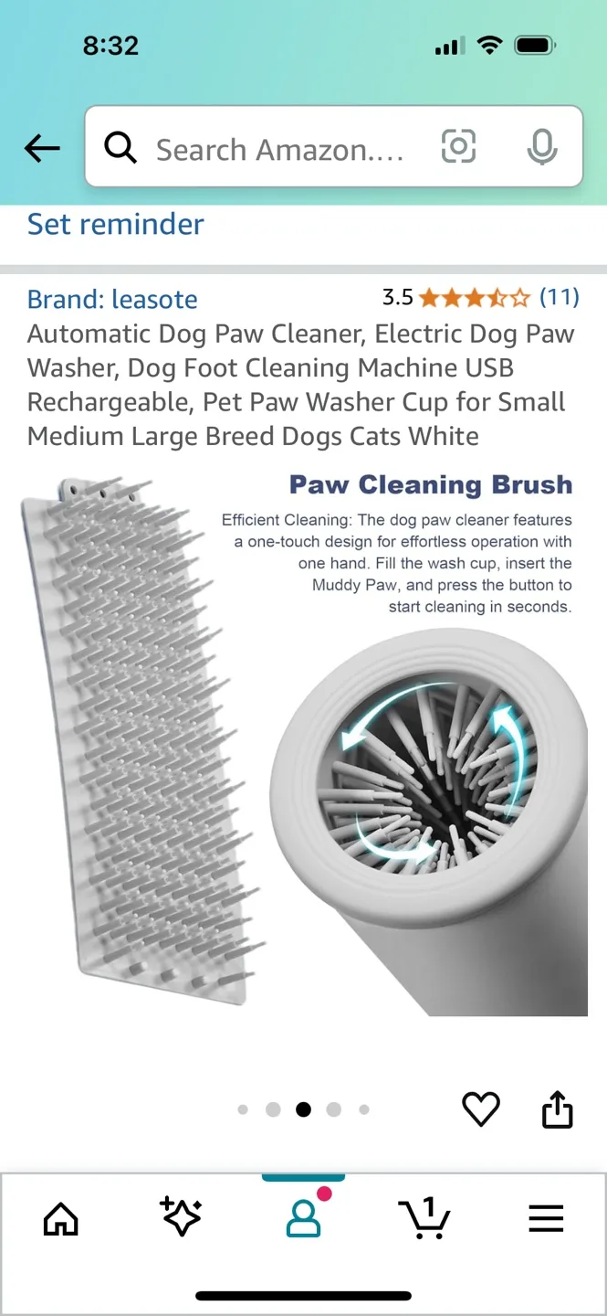 Leasote Automatic Dog Paw Cleaner image indicator(3)