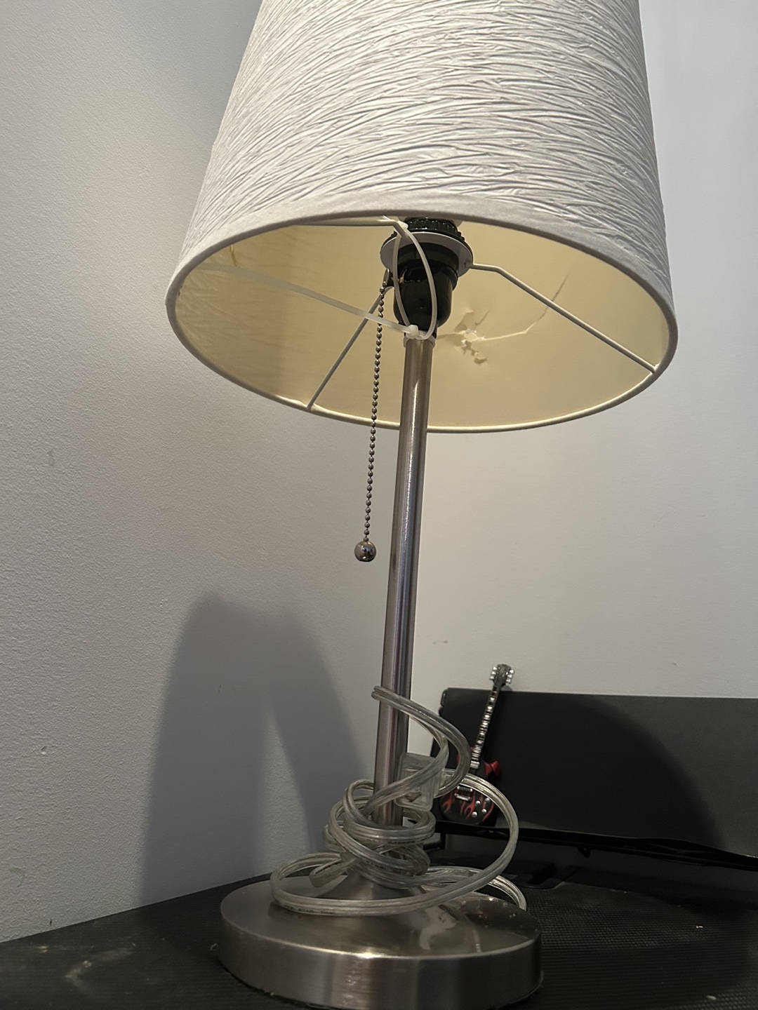 Modern Table Lamp with White Shade - photo 3