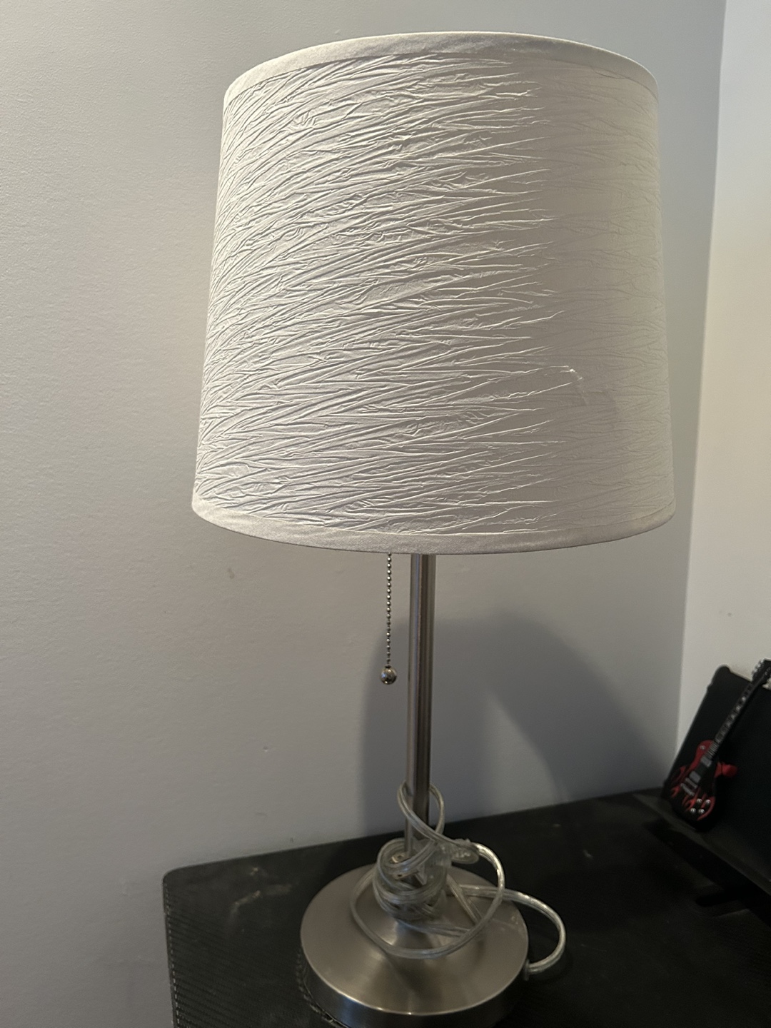 Modern Table Lamp with White Shade