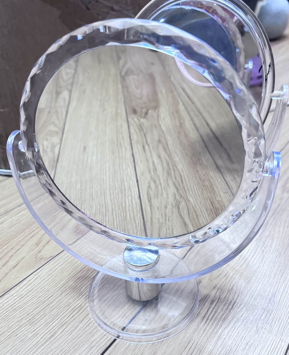 Clear Acrylic Vanity Mirror