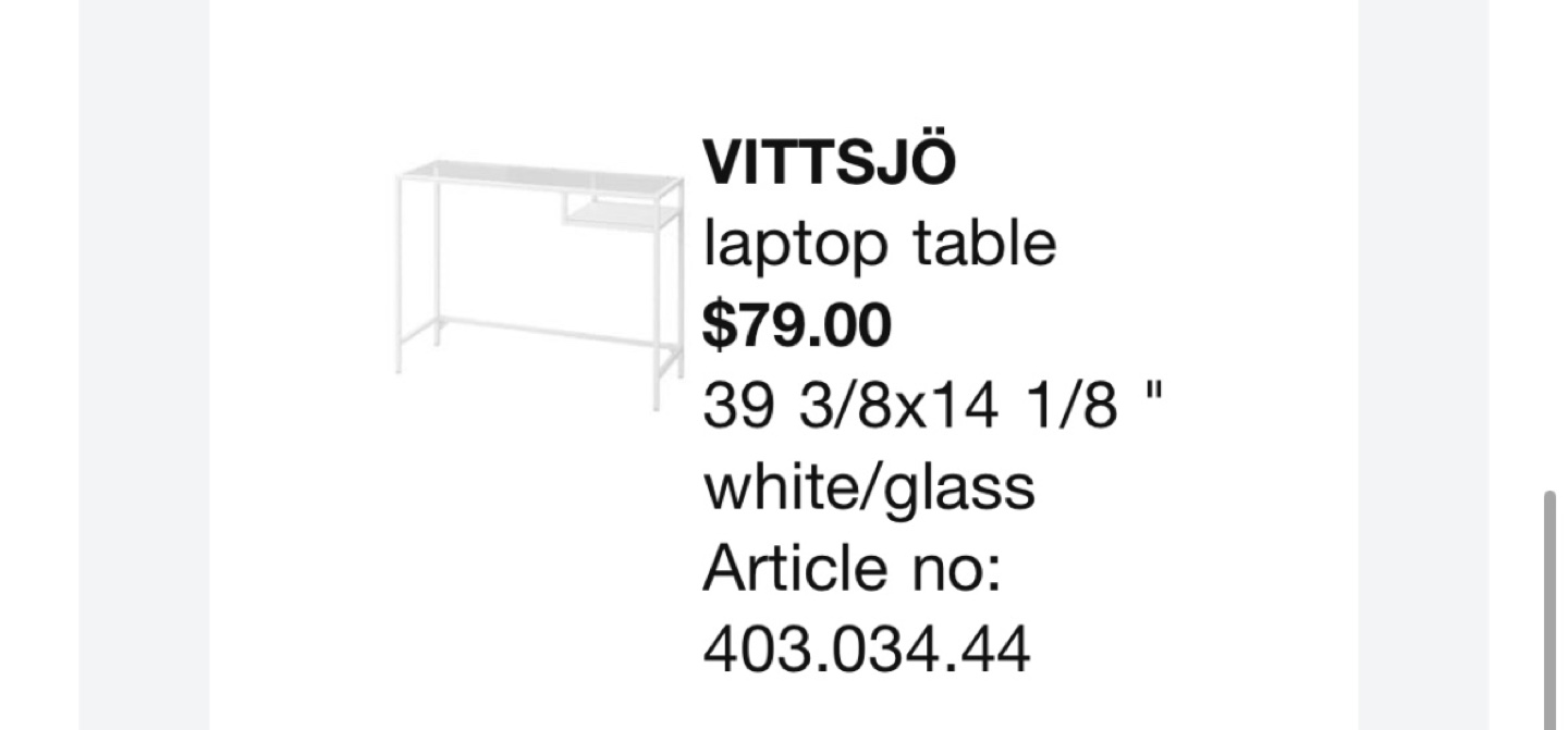 IKEA Table/desk with Drawer Unit - photo 3