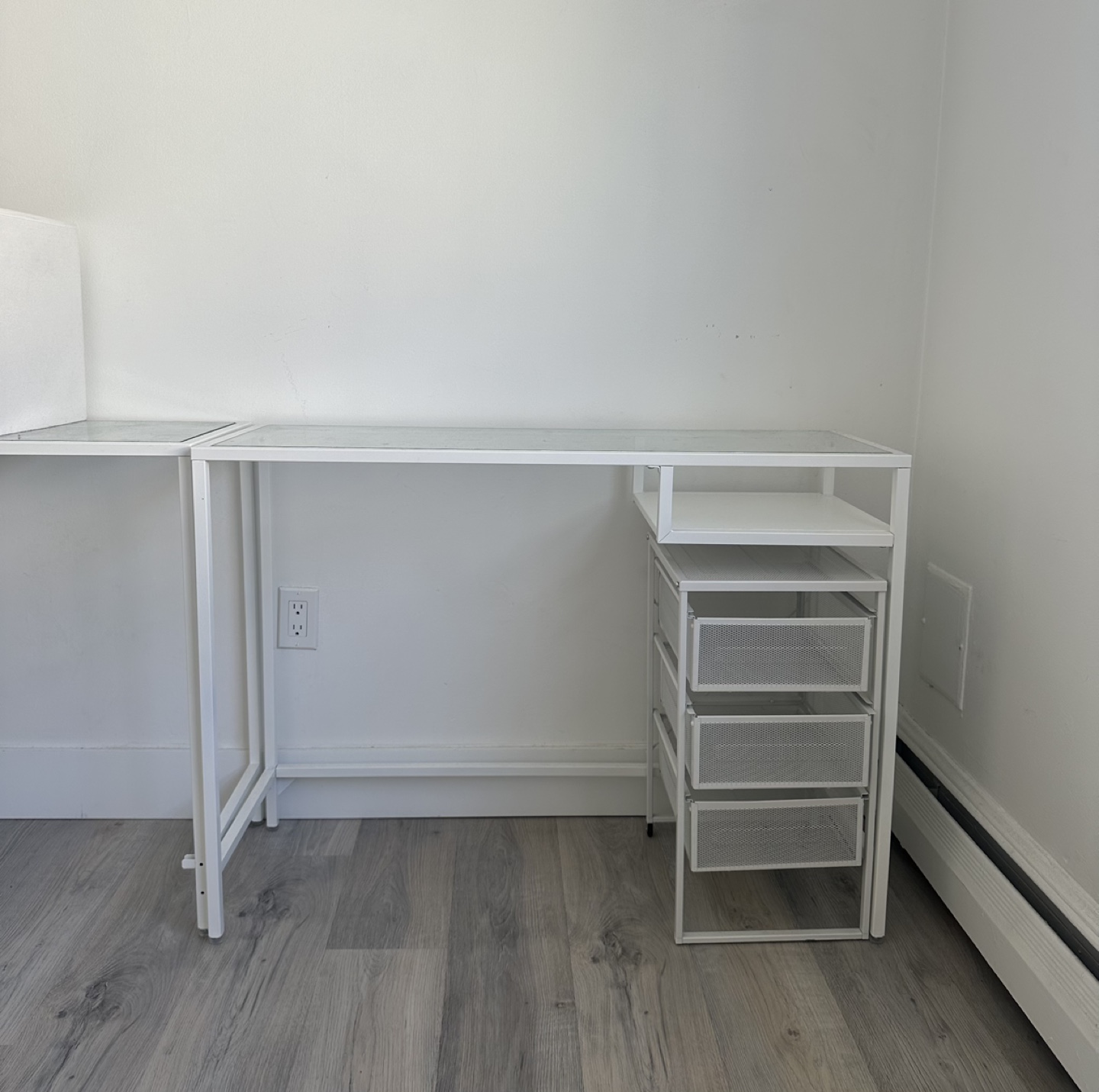 IKEA Table/desk with Drawer Unit - photo 2