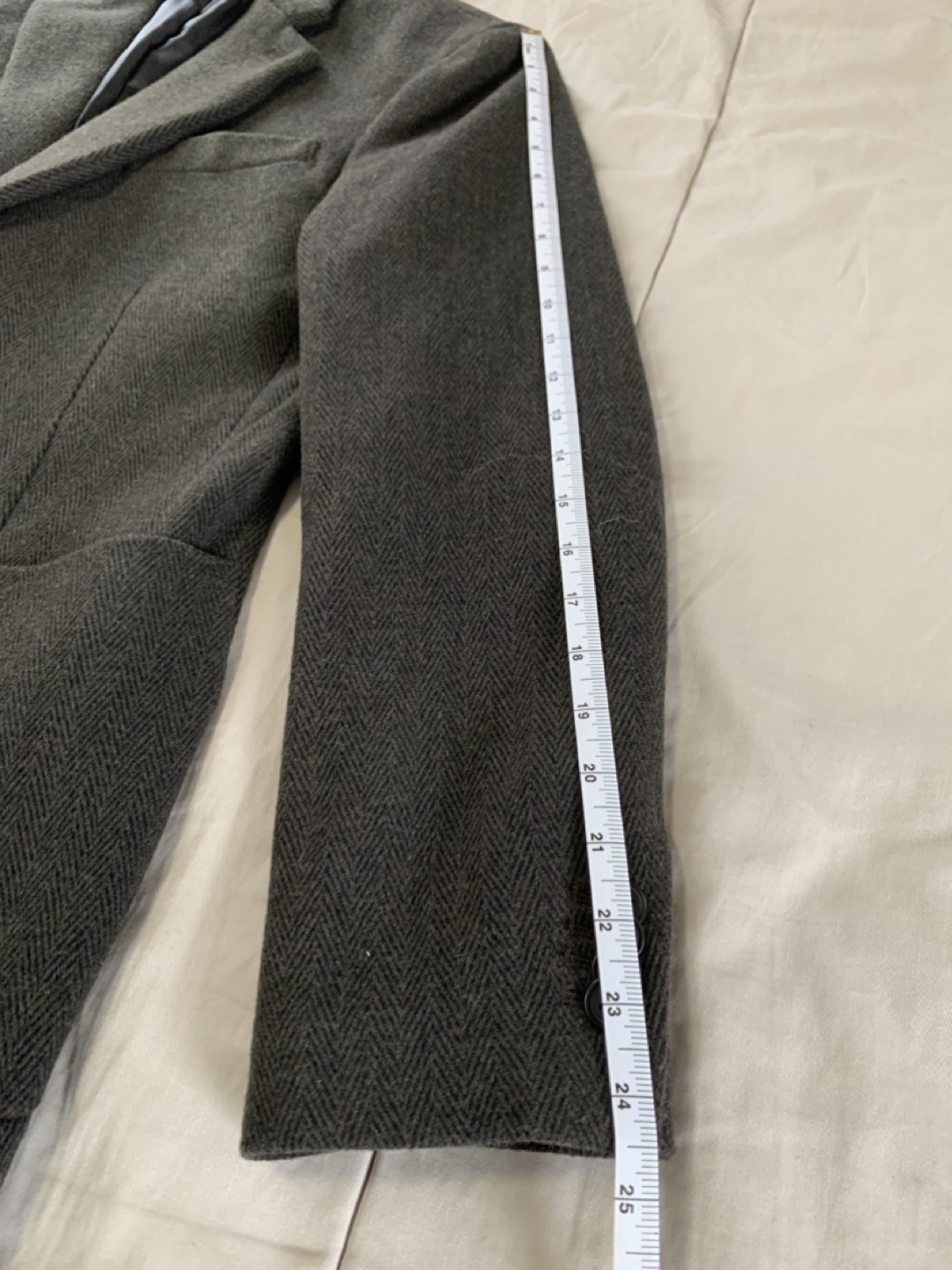 Banana Republic Men's Herringbone Tweed Blazer Jacket - photo 4