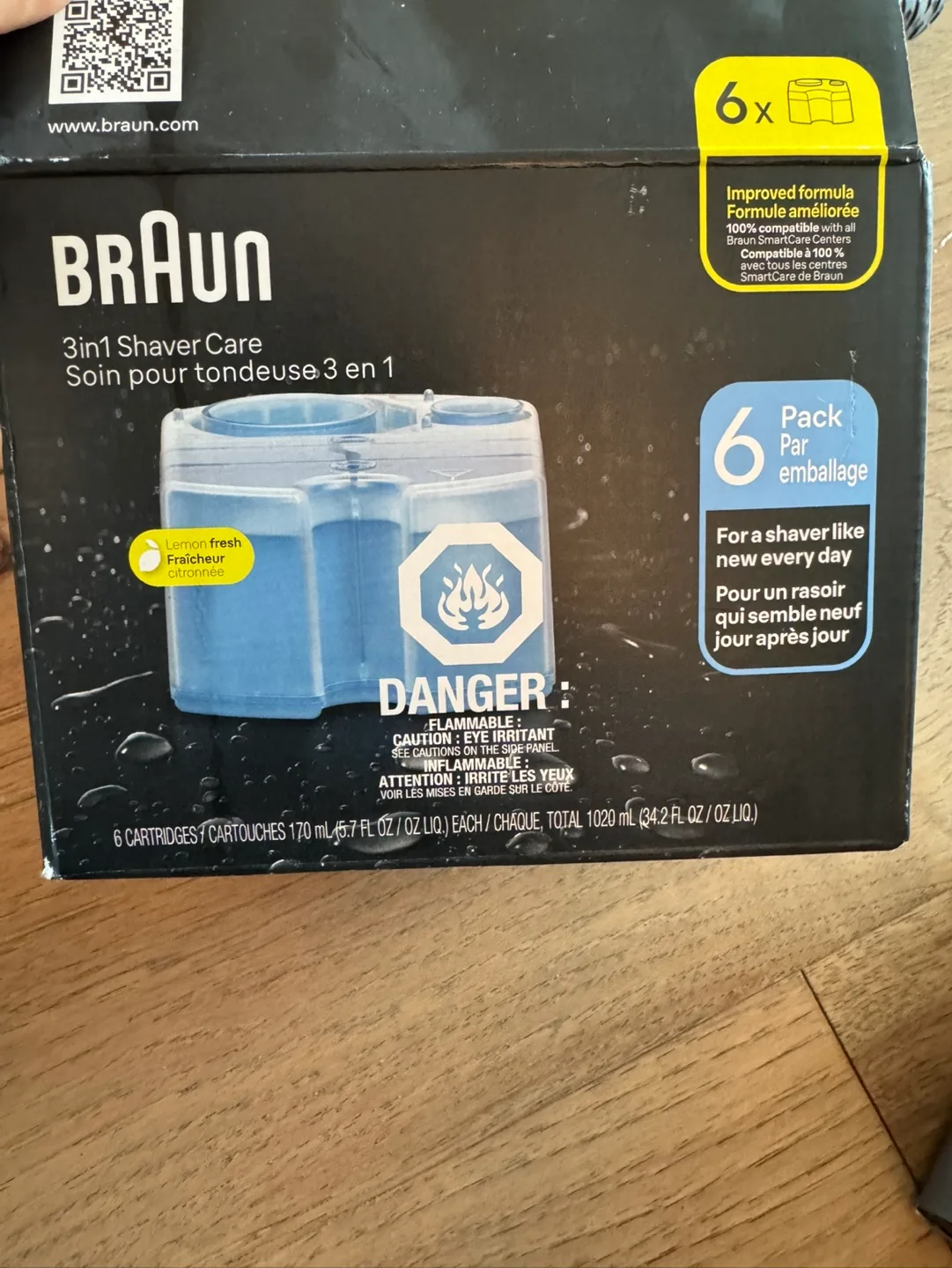 Braun 3-in-1 Shaver Care Cartridges image indicator(2)