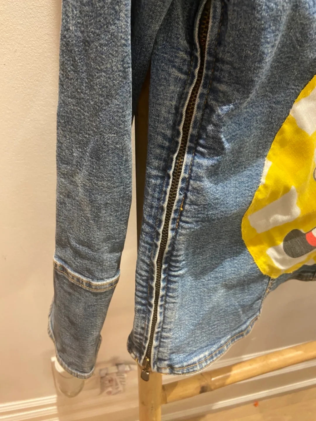 Denim Jacket with Vintage Patch - Size Medium image indicator(3)