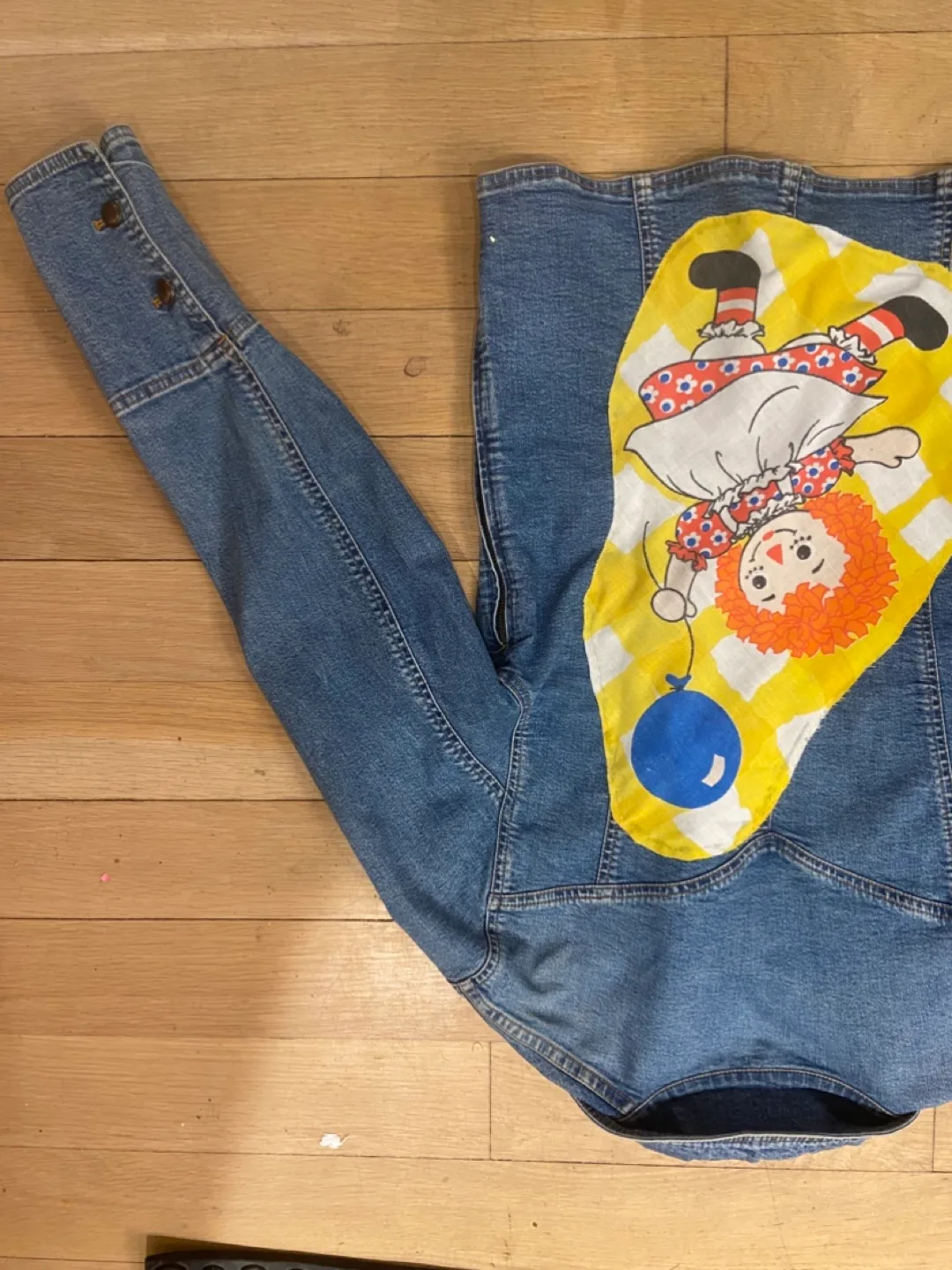 Denim Jacket with Vintage Patch - Size Medium image indicator(7)