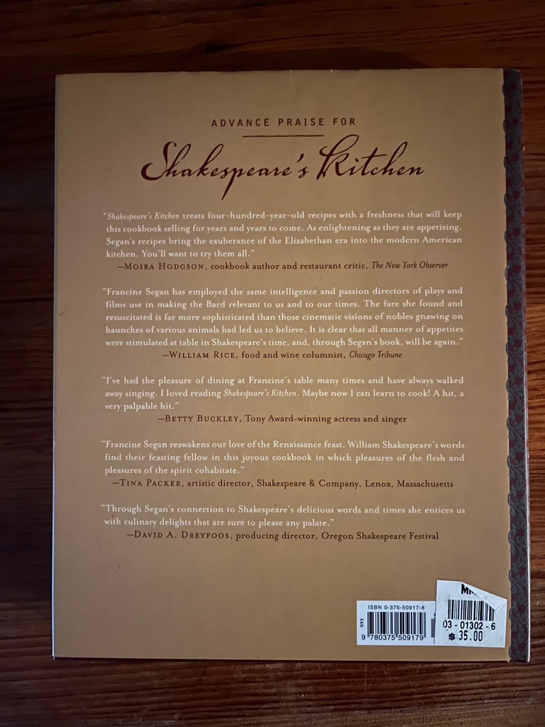 Shakespeare's Kitchen: Cookbook (Hardcover) image indicator(2)