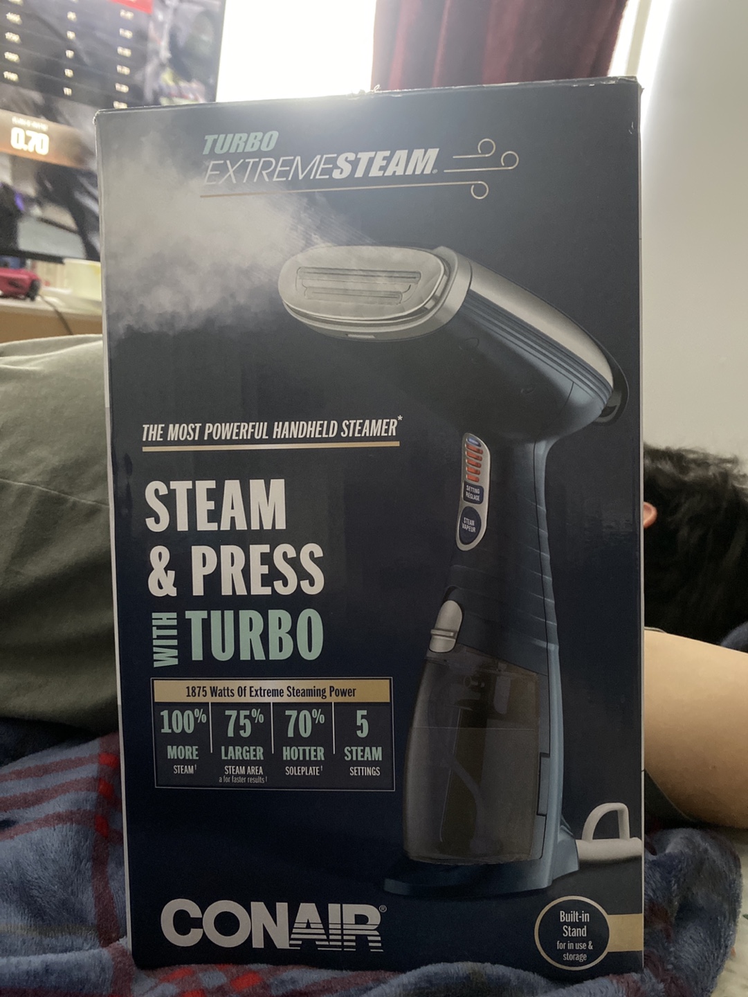 Conair Turbo ExtremeSteam Handheld Garment Steamer