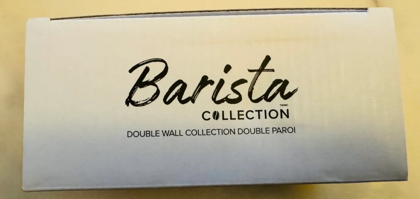 BNIB Barista Collection Double Wall Clear Espresso Glasses 🥕💚 image indicator(4)