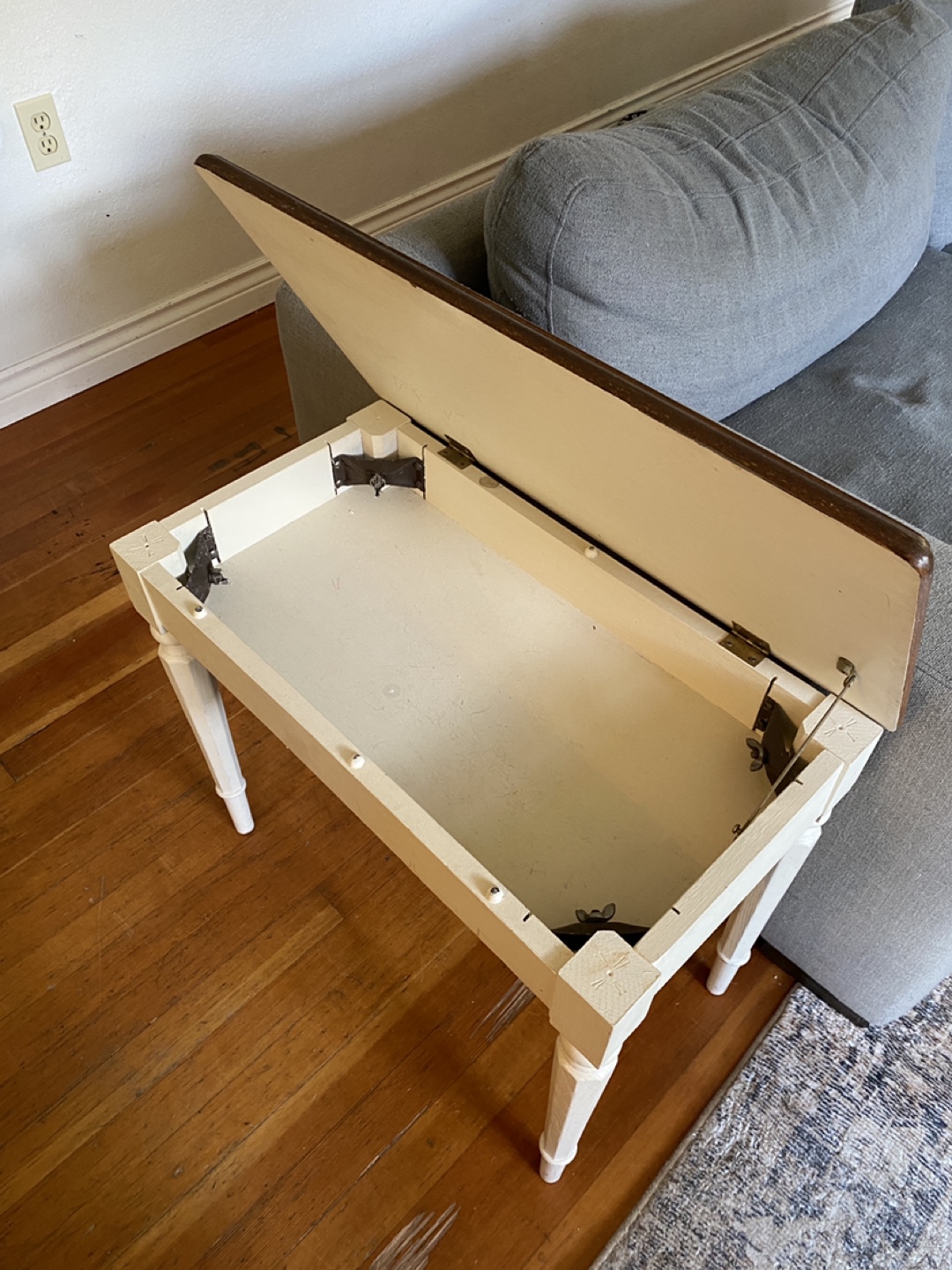 Solid Wood Side Table with Storage 💚 - photo 3