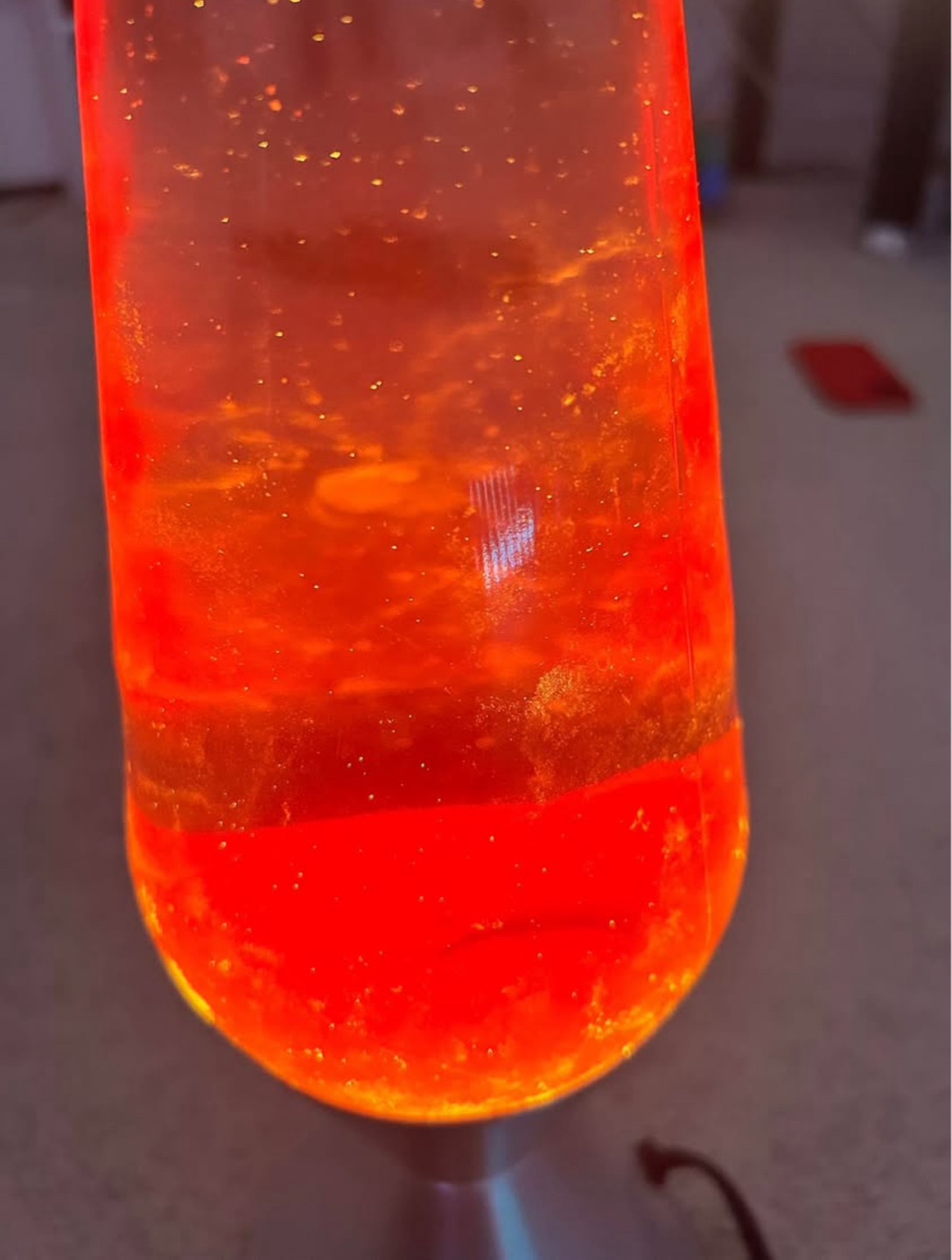 Lava Lamp - 16.3 inch - Yellow/Purple - photo 4