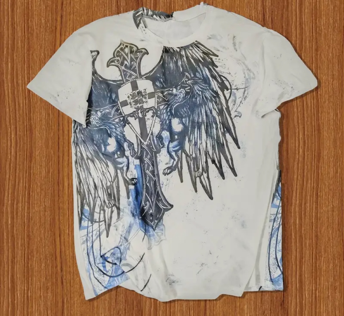 Men's Graphic T-Shirt - white size small