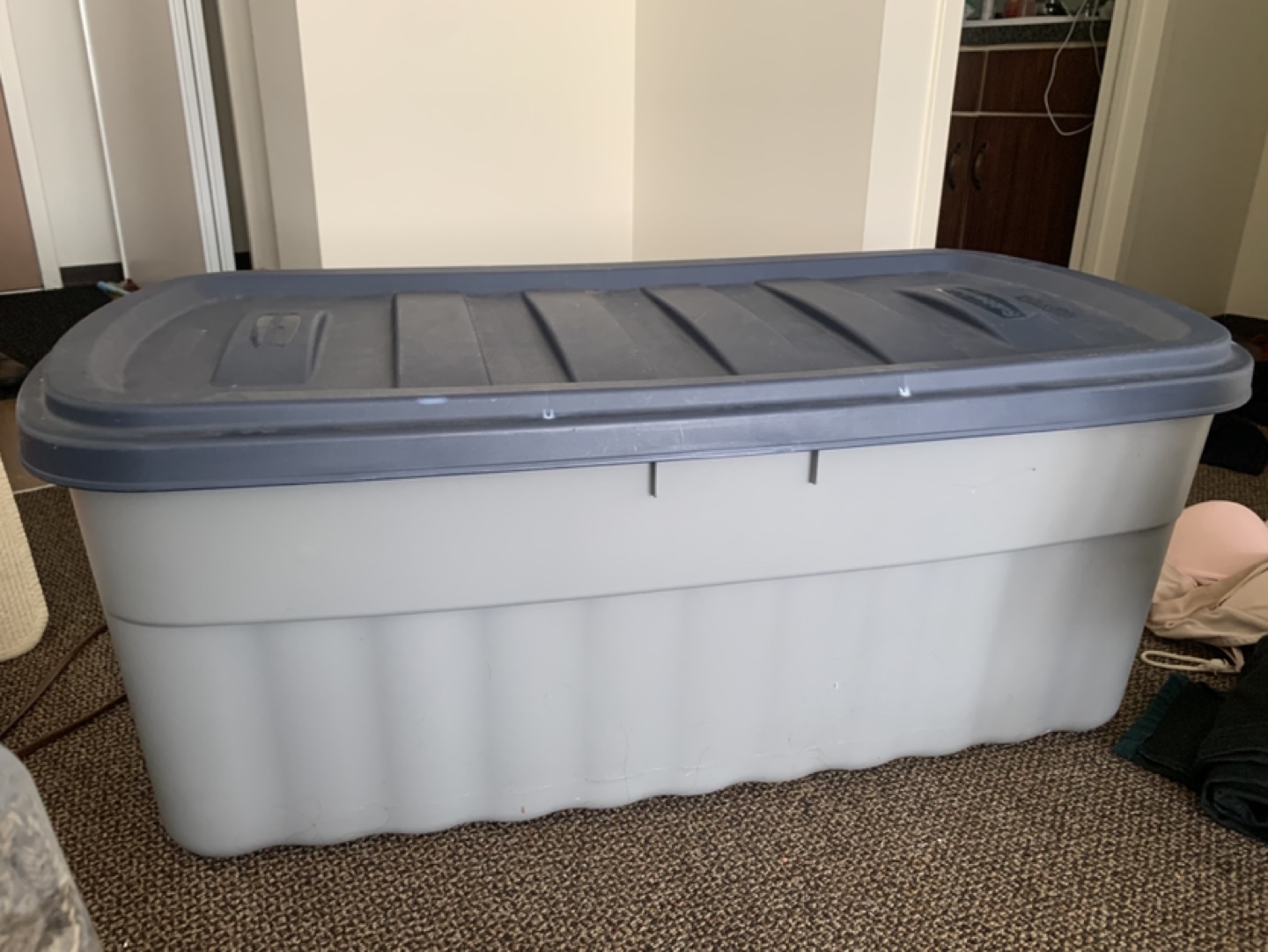 free large rubbermaid container