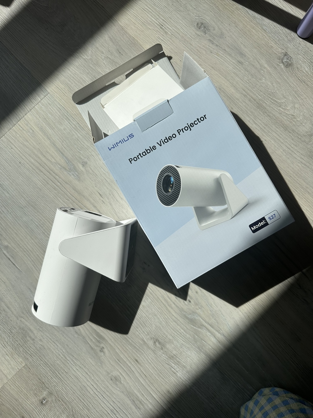 WIMIUS S27 Portable Projector with 5G Wifi and Bluetooth