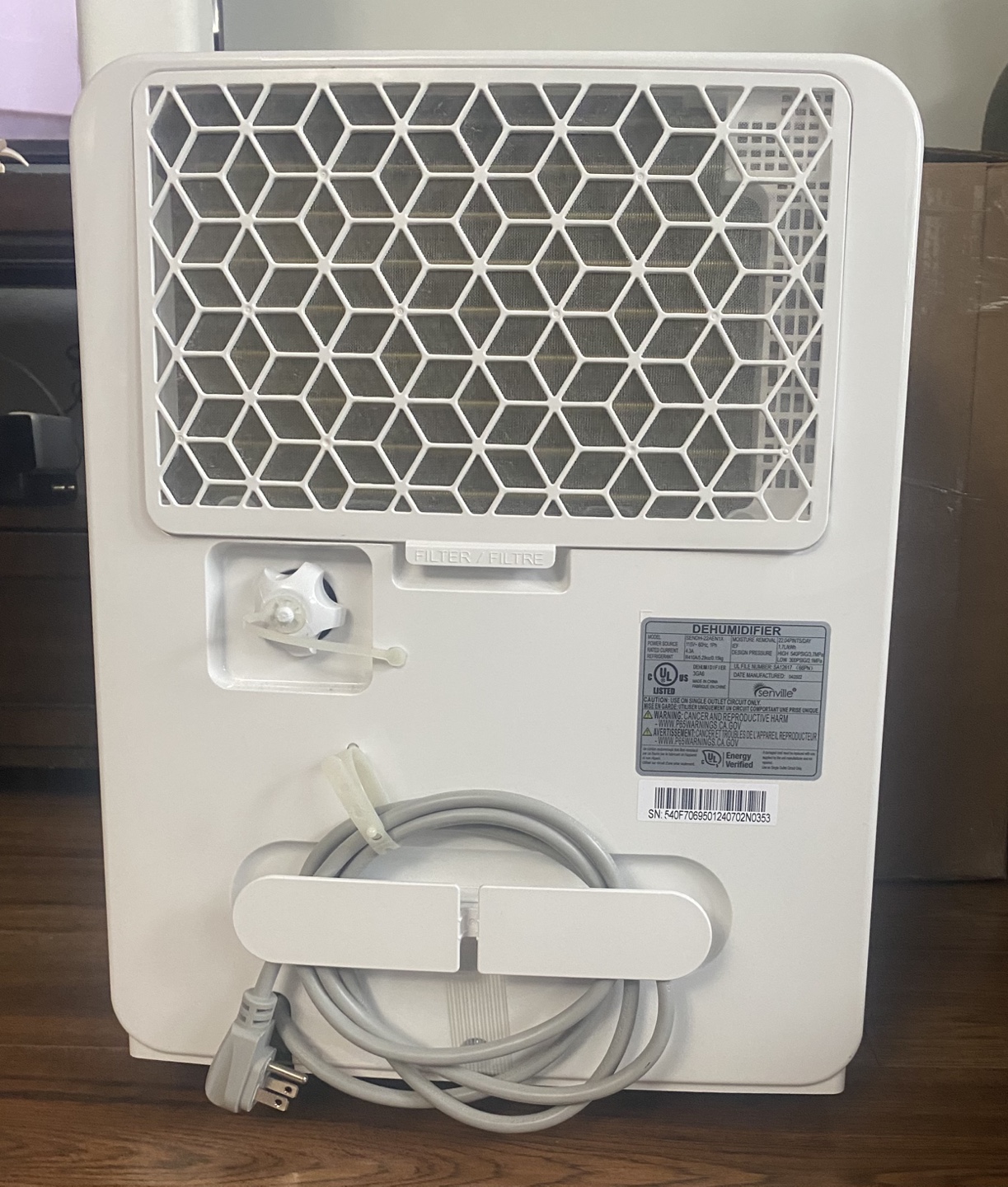 Senville Dehumidifier - 22 pints/day - photo 4