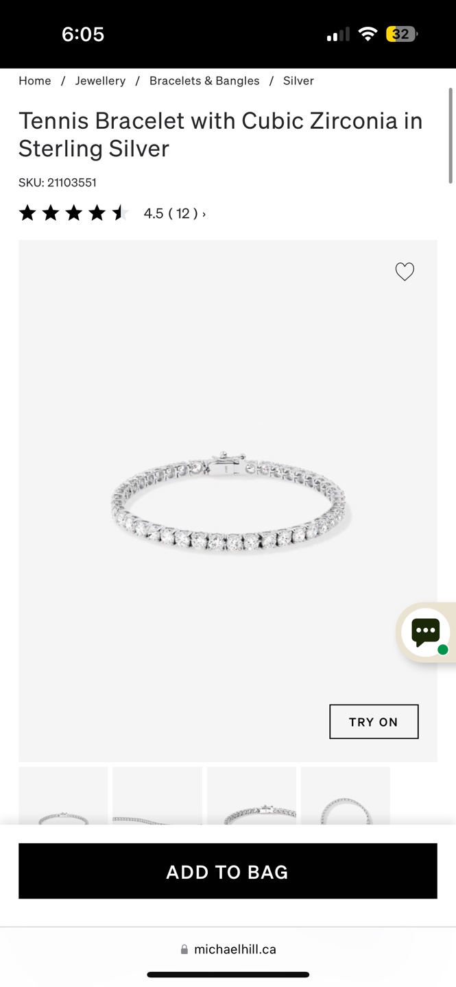 Michael Hill Tennis Bracelet