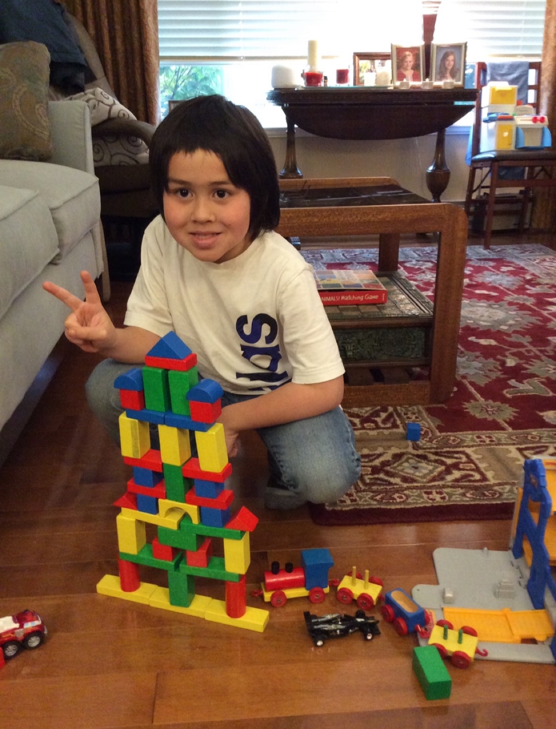 Vintage 72 Wooden Building Blocks - photo 3