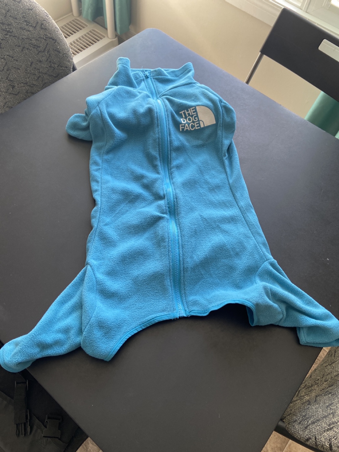 The North Face Blue Fleece Dog Jacket