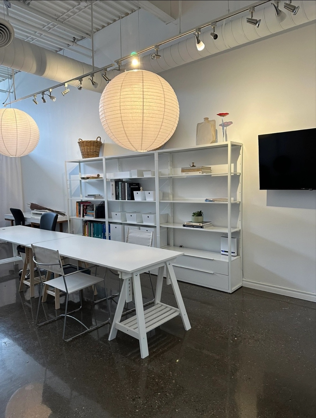 IKEA Fjalkinge metal shelving unit