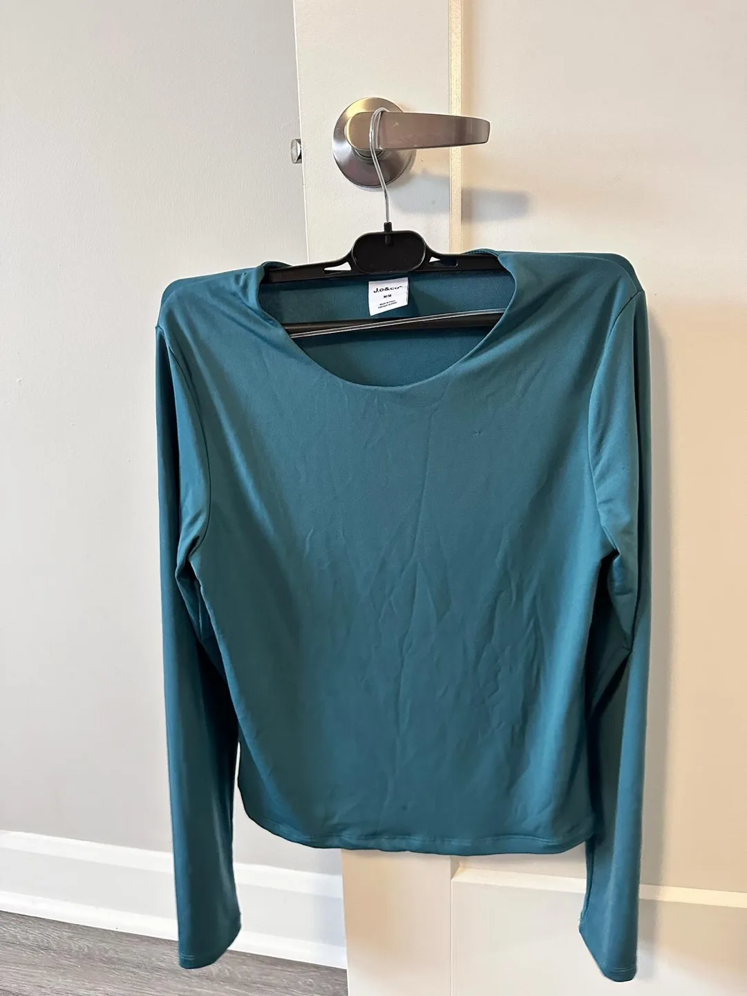 J.O&Co Teal Long Sleeve Top Size M thumbnail