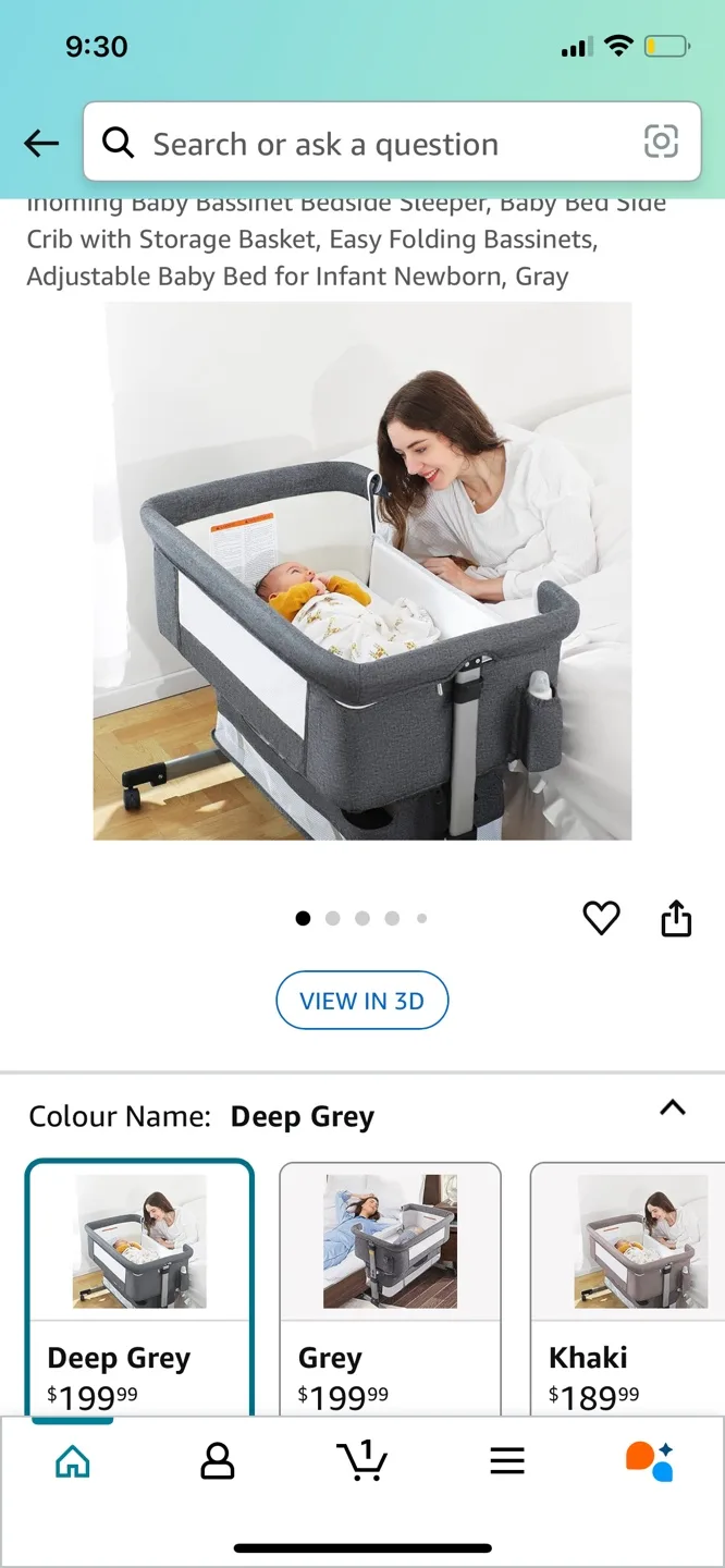 Inoming Baby Bassinet, Beside Sleeper, Baby Bed image indicator(5)