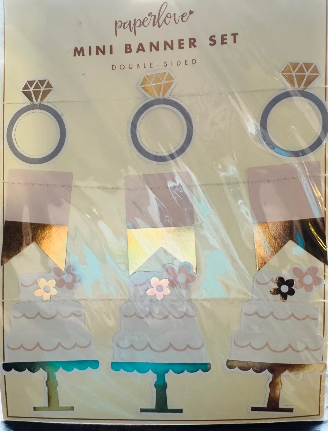 💍 🎊NEW PaperLove Mini Wedding/ Bridal Party Banner Set image indicator(2)