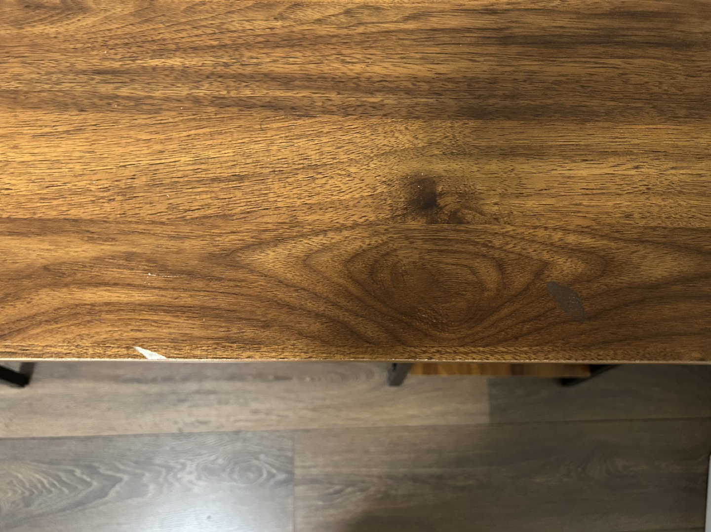 Modern Wood Desk with Storage Shelves - photo 3
