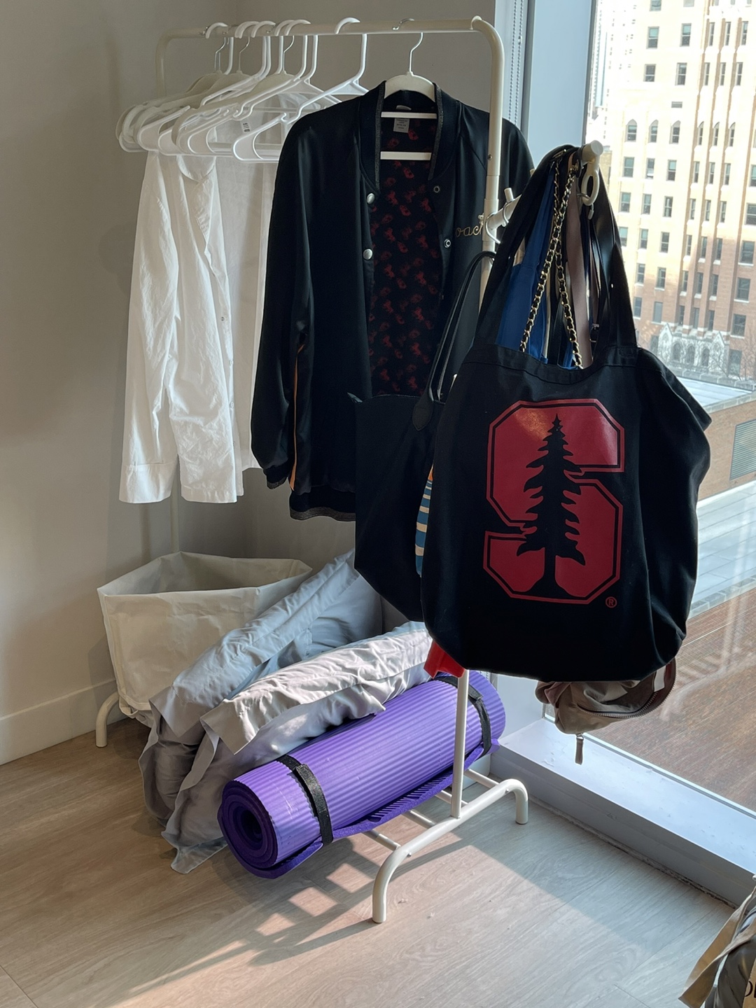 Clothes Rack with Shelf