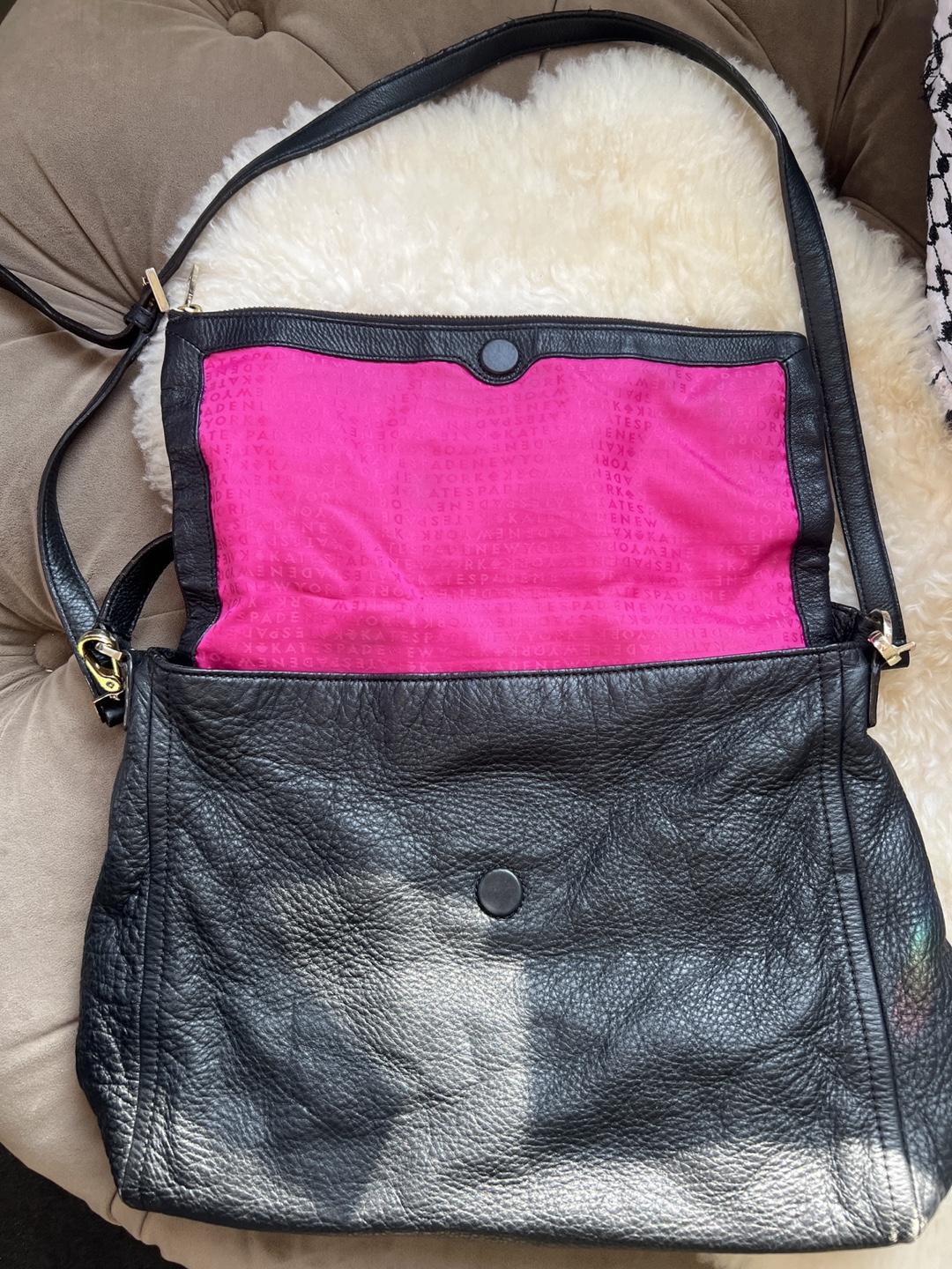 Kate Spade Black Leather Crossbody Bag - photo 2