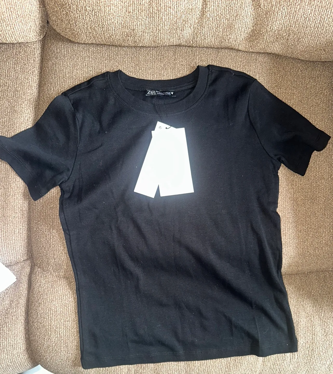 Zara Women's Small Black and White T-Shirt Bundle image indicator(2)