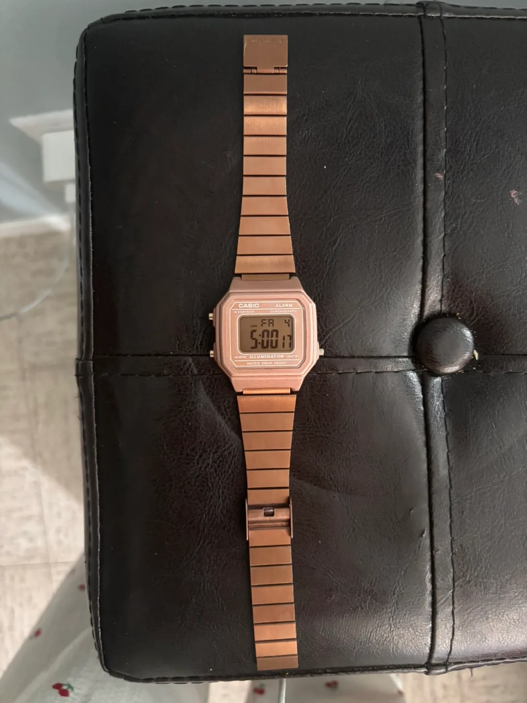 Vintage Casio Rose Gold Digital Watch thumbnail