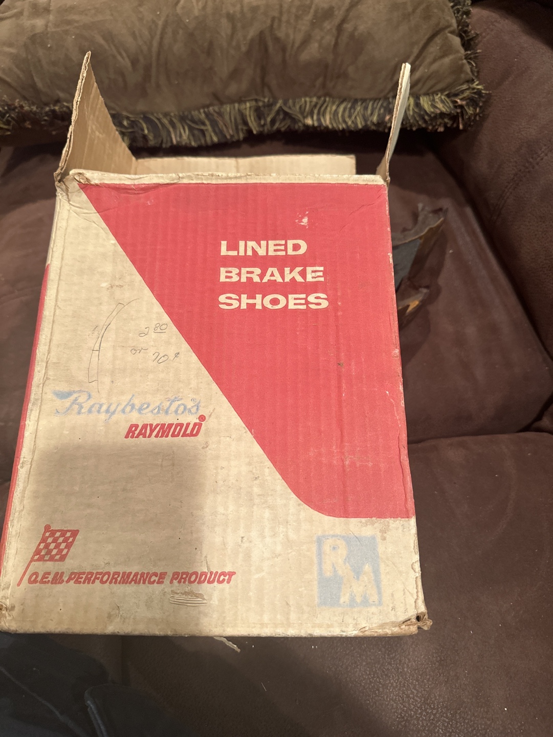 Vintage Raybestos Raymold 227-RP Bonded Brake Shoes