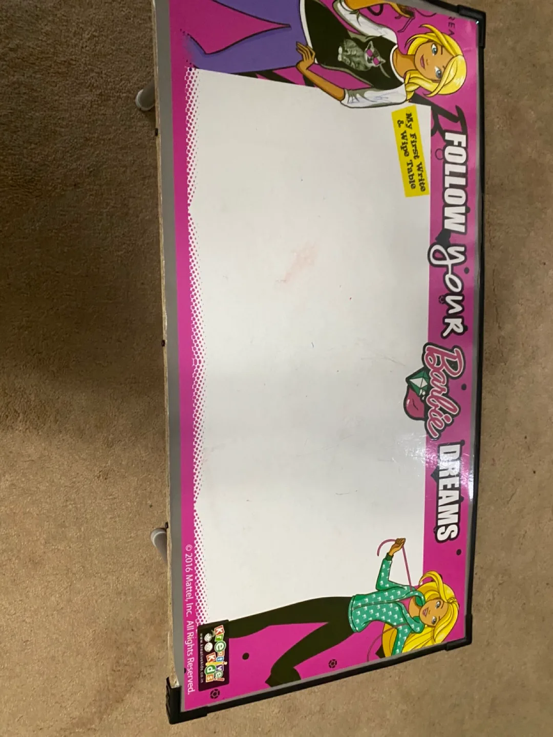 Barbie My First Write & Wipe study Table 💚 image indicator(3)