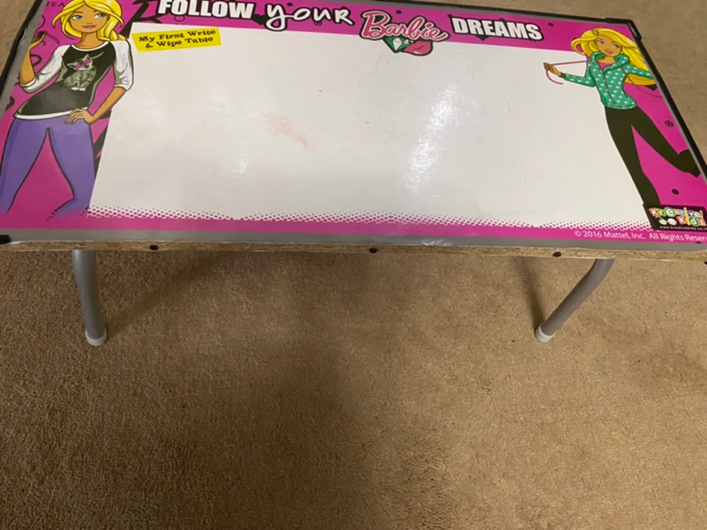 Barbie My First Write & Wipe study Table 💚 image indicator(2)