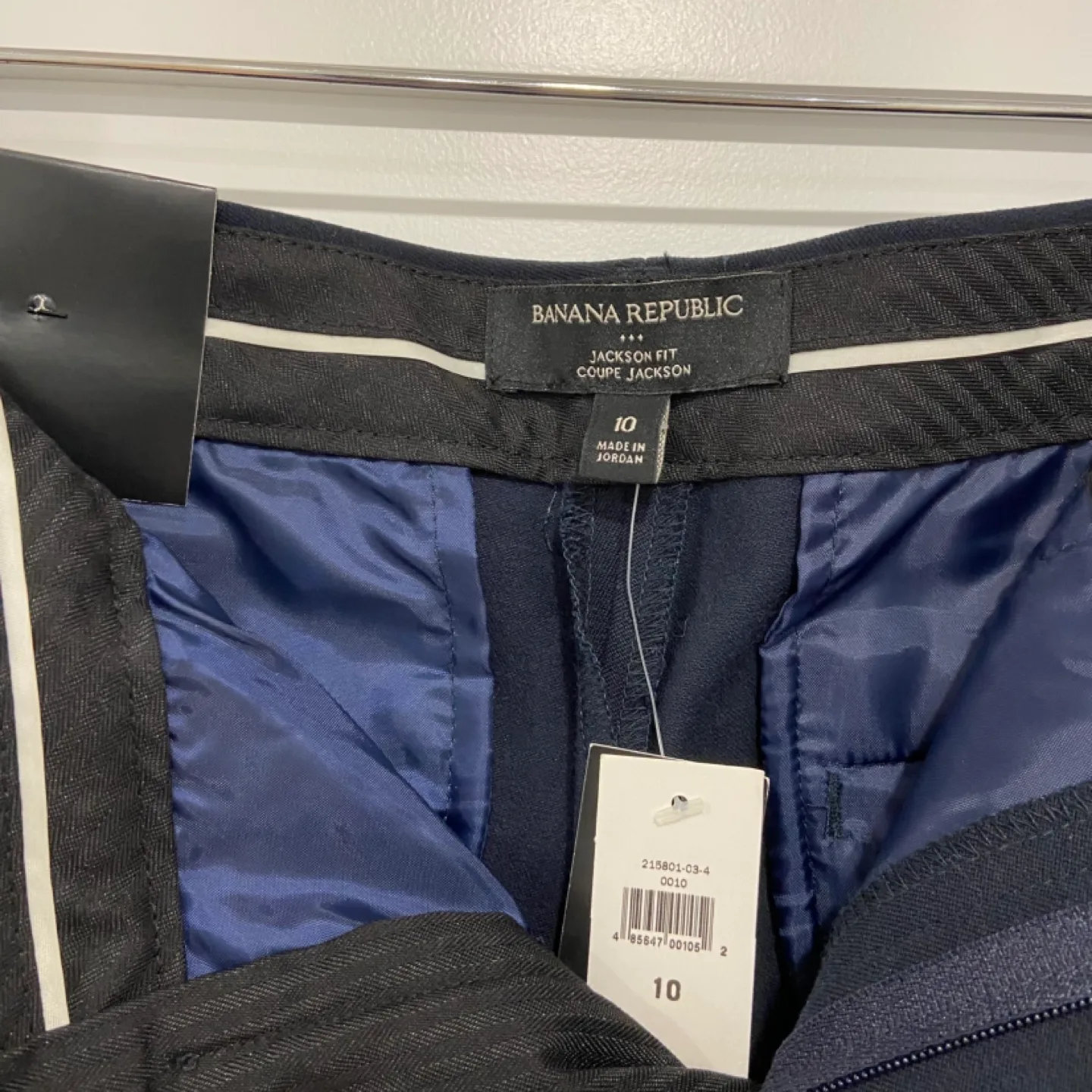 New s.10 Banana Republic navy pants image indicator(3)