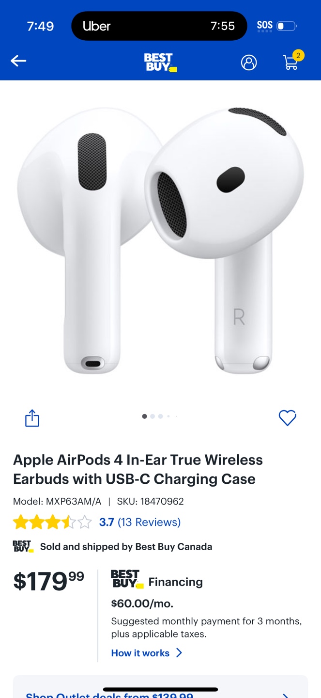 Brand new Apple AirPods 4th Gen with USB-C Charging Case - New - photo 4