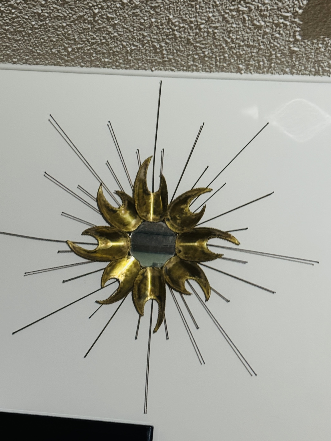 Mid-Century Modern Sunburst Mirror Wall Decor
