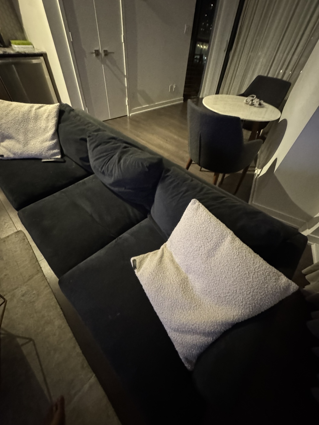 Dark Grey Sectional Sofa from West Elm