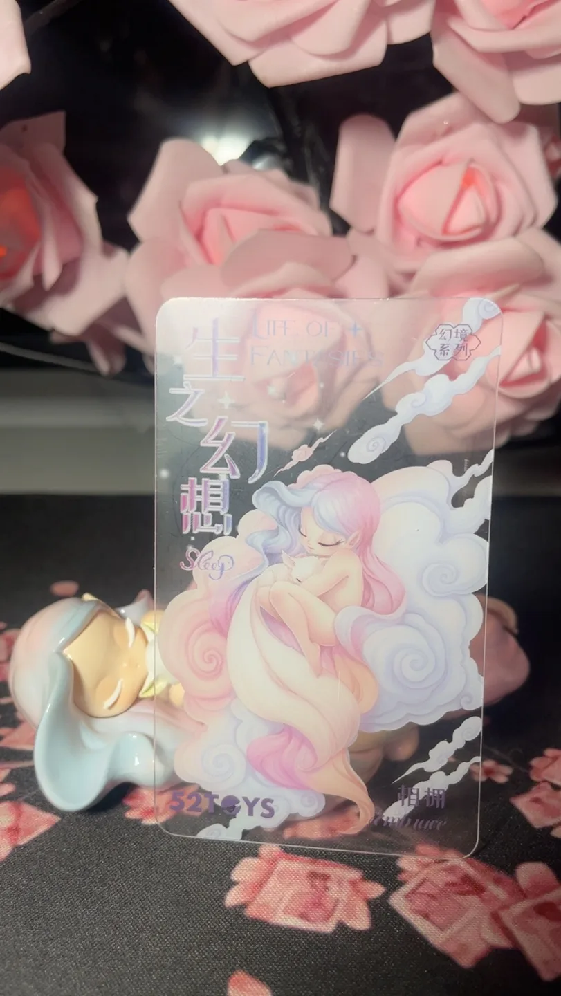 Life of Fantasies Sleeping Girl Figure with Kitty image indicator(4)