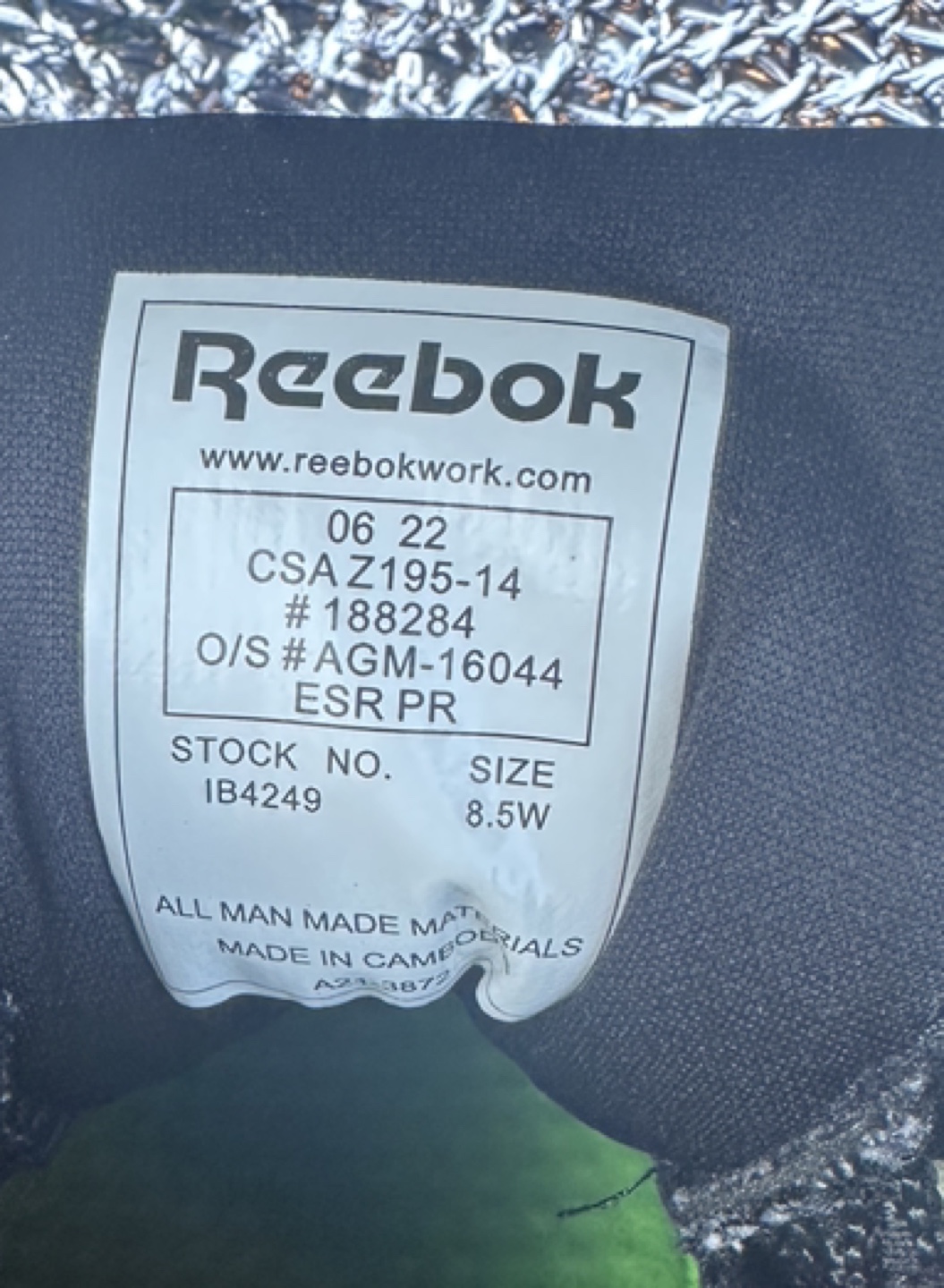 Reebok steel toe Shoes - Size 8.5W - photo 3