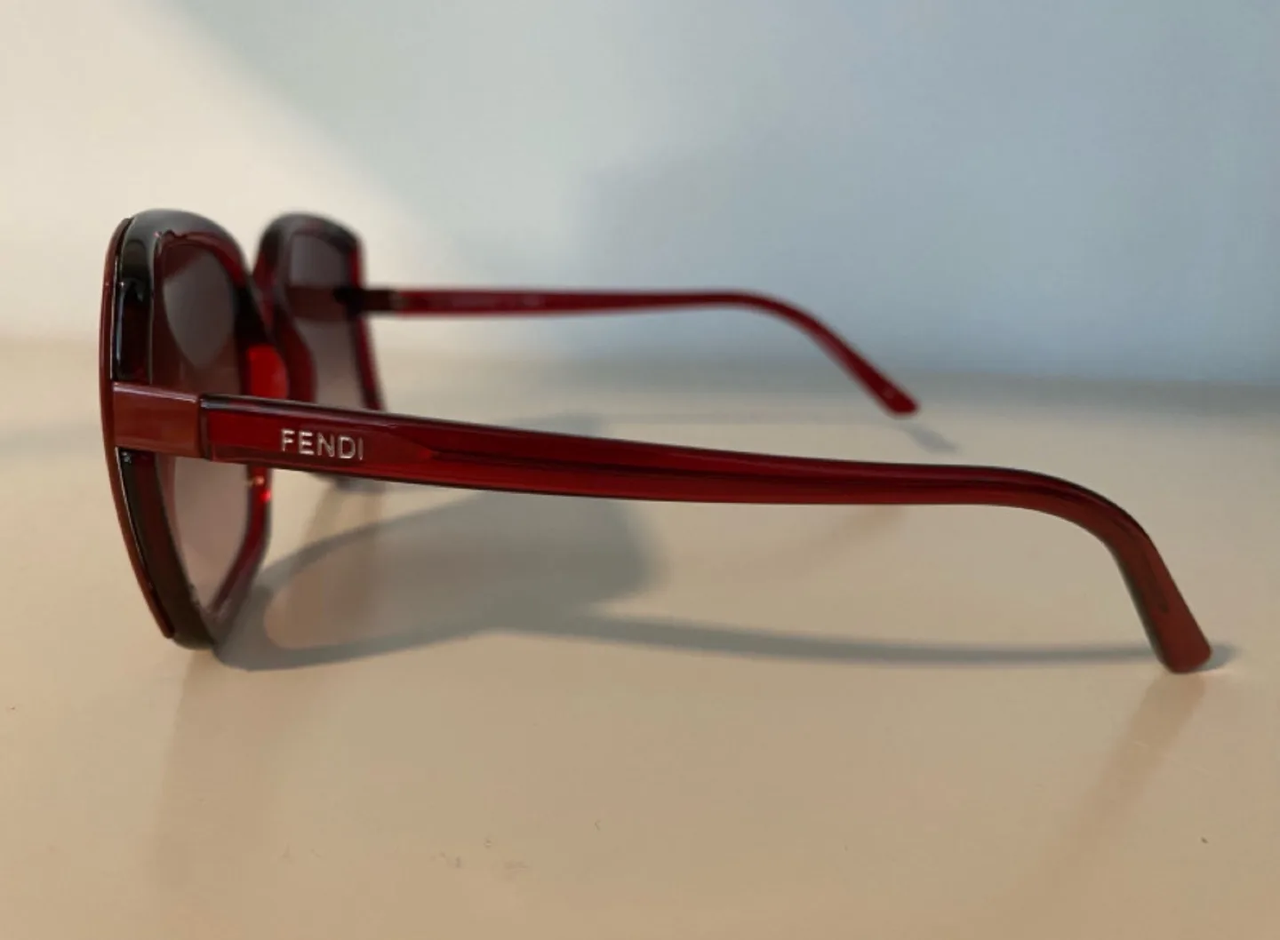 Fendi Red Square Sunglasses image indicator(4)