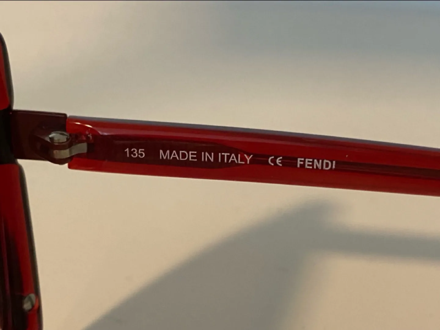 Fendi Red Square Sunglasses image indicator(6)