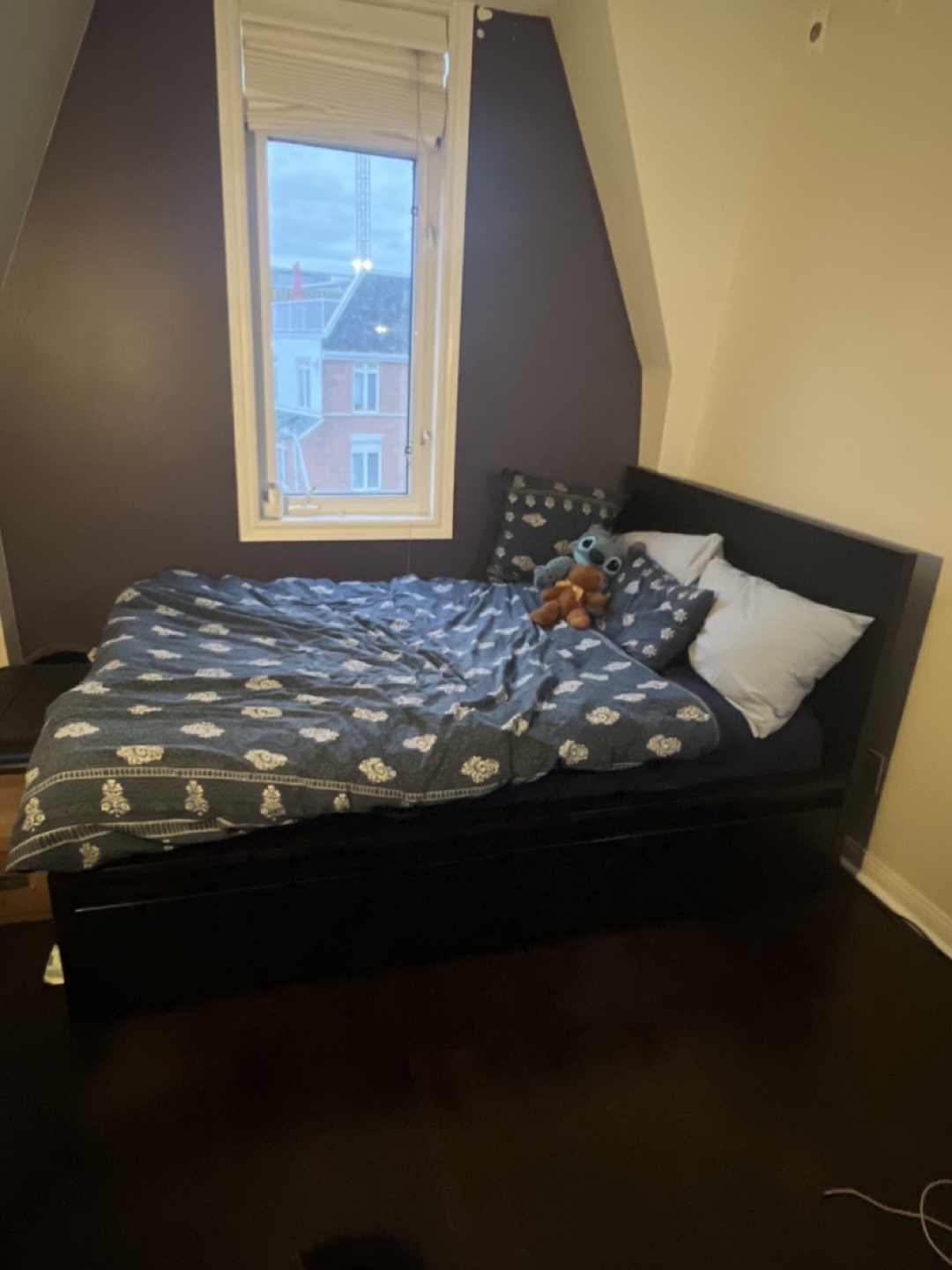 IKEA MALM Double Bed Frame with Storage Drawers