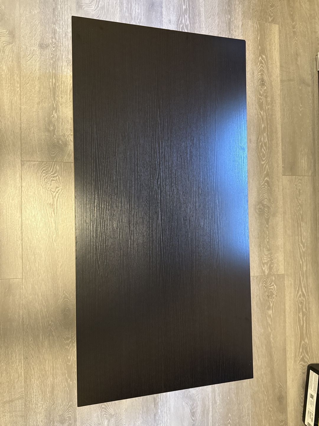 Black Coffee Table with Minor Crack - photo 3