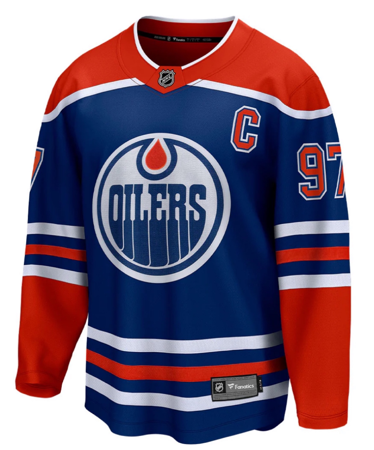 Connor McDavid Edmonton Oilers Adidas Jersey Size 46