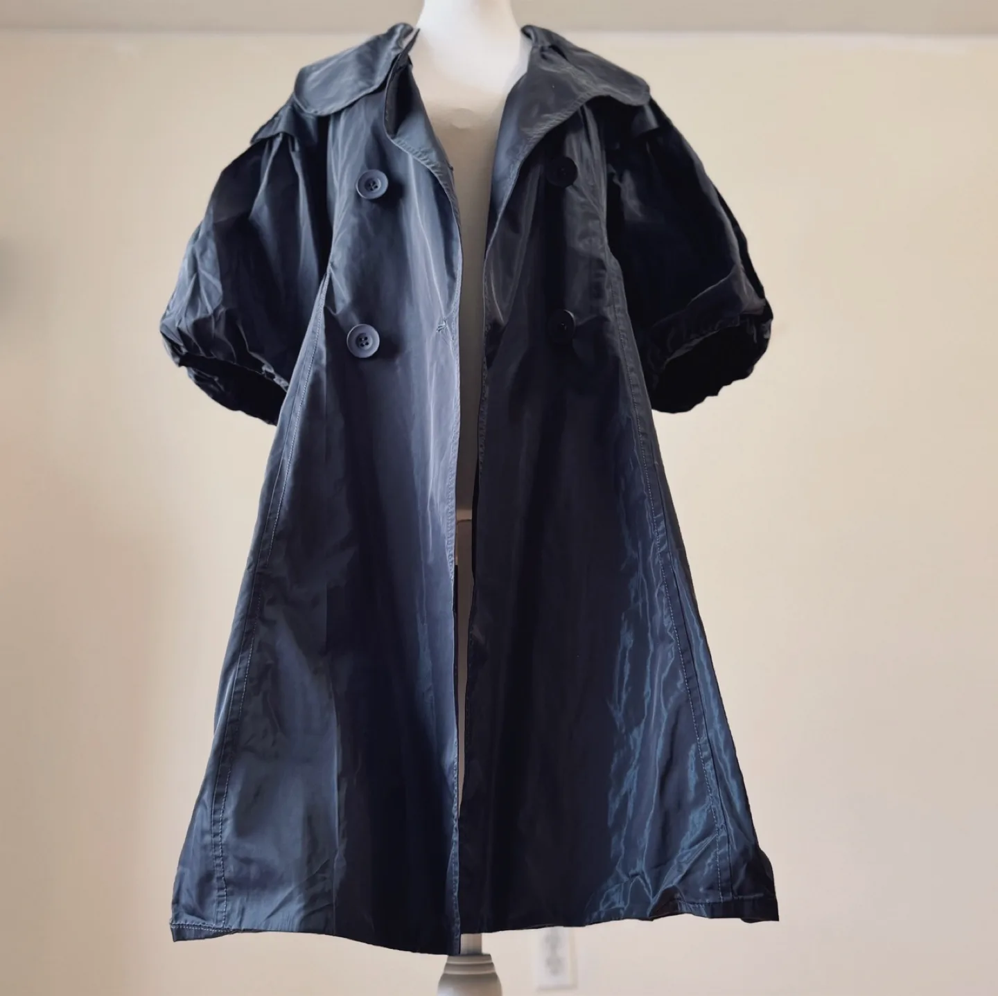 Vintage Puff Sleeve Windbreaker Coat image indicator(5)