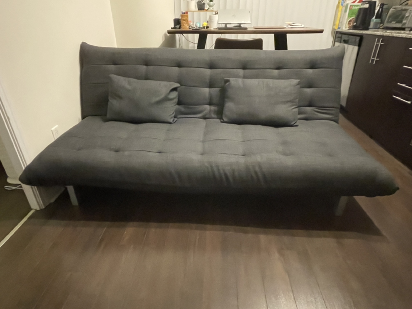 Greyish Blue Sofa Bed from Structube