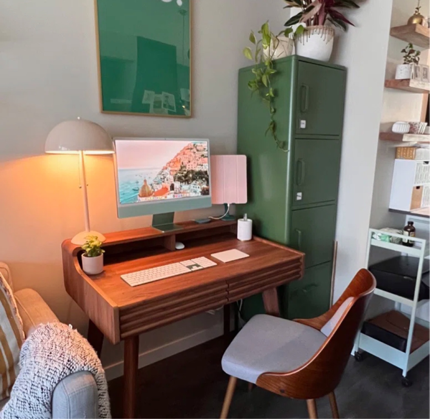 Mid-Century Modern Writing Desk - photo 2