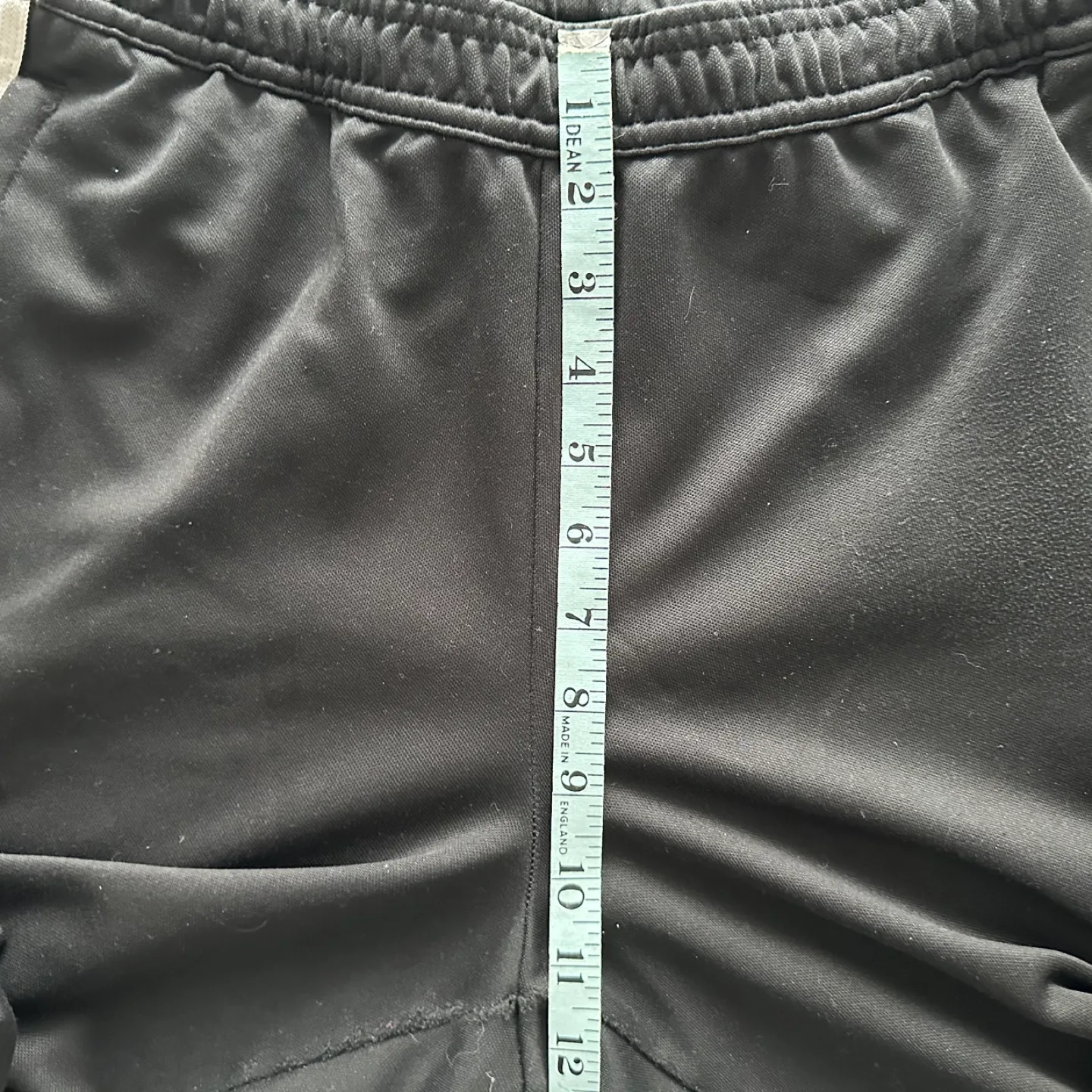 Adidas Women’s Black Track Pants White Stripes Zip Ankle Medium image indicator(9)