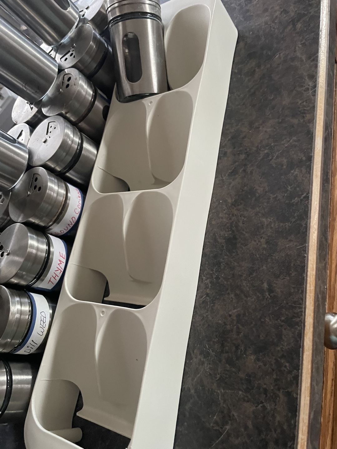 Spice Rack with Stainless Steel Spice Jars - photo 2